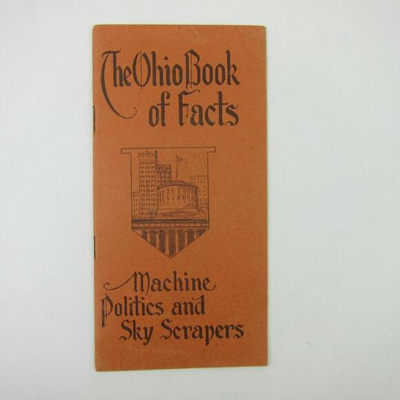 Other - Ohio Governor James Cox Political Opposition Fact Book Sky Scraper Antique 1910s